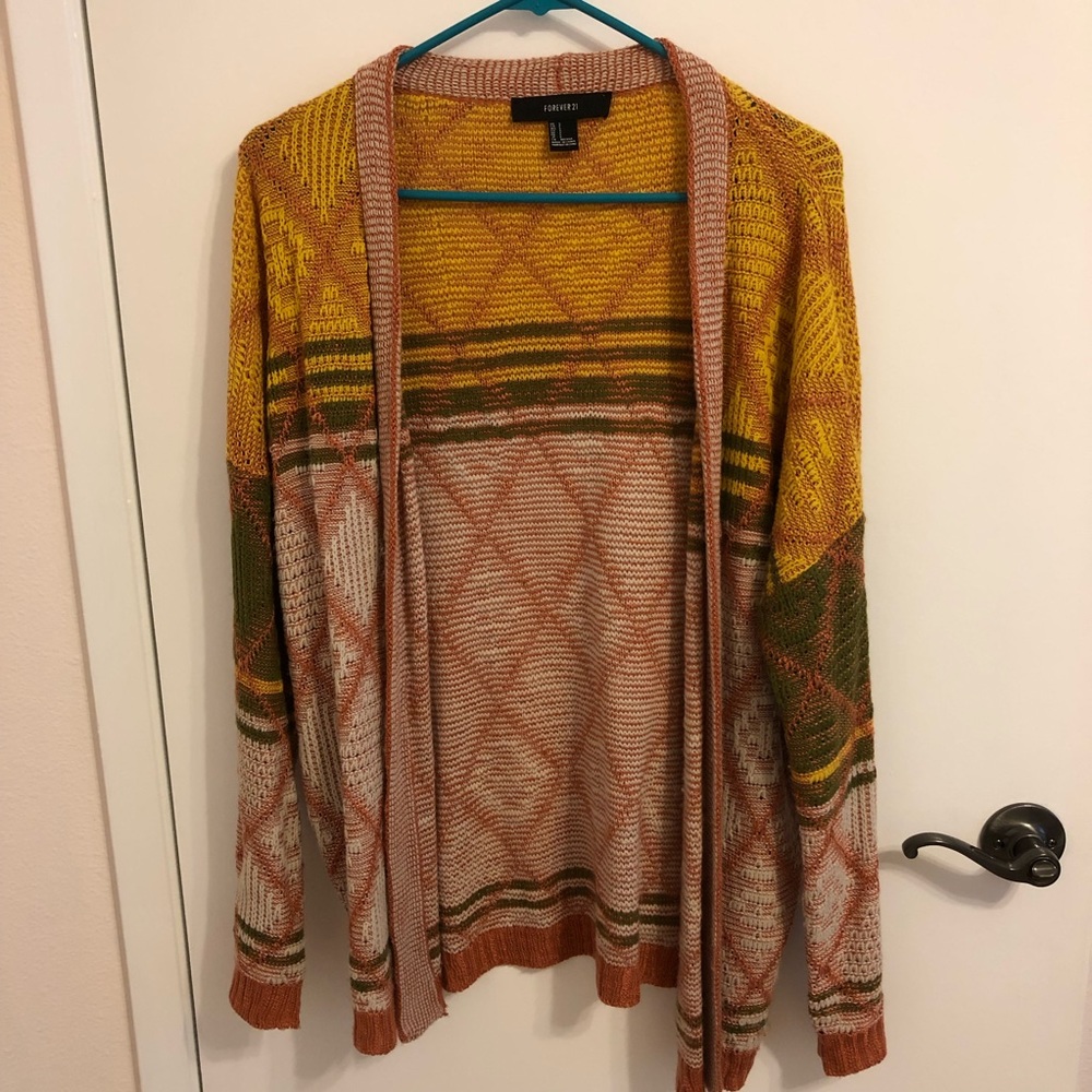 Printed Cardigan